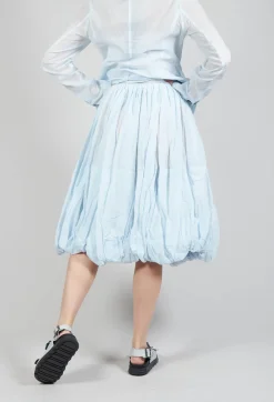 Ruched Balloon Skirt in Enzian 10% Stiff