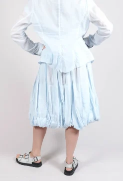 Ruched Balloon Skirt in Enzian 10% Stiff