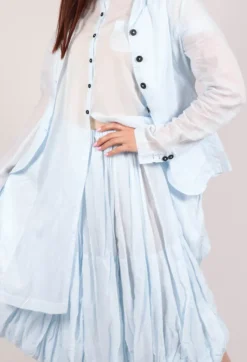 Ruched Balloon Skirt in Enzian 10% Stiff