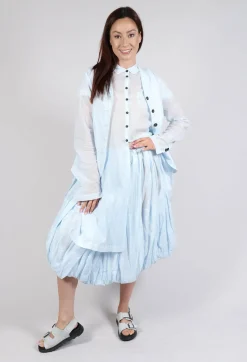 Ruched Balloon Skirt in Enzian 10% Stiff