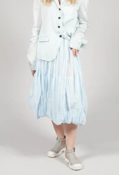 Ruched Balloon Skirt in Enzian 10% Stiff