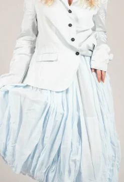 Ruched Balloon Skirt in Enzian 10% Stiff