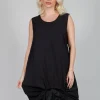Ruched Top in Black