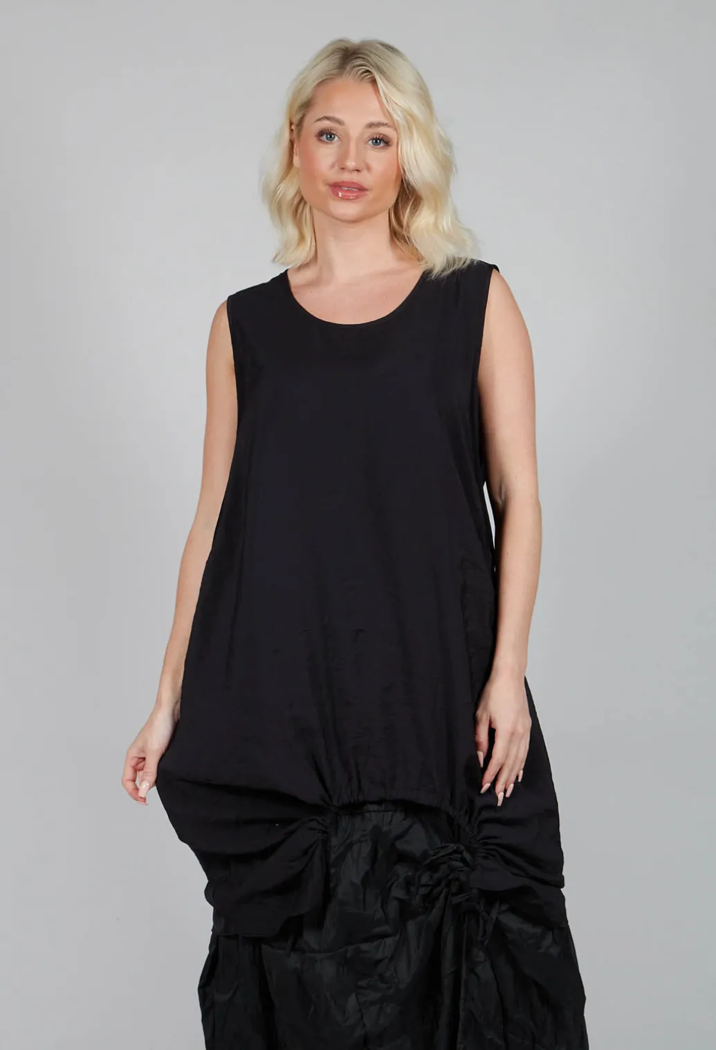 Ruched Top in Black