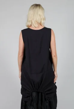 Ruched Top in Black
