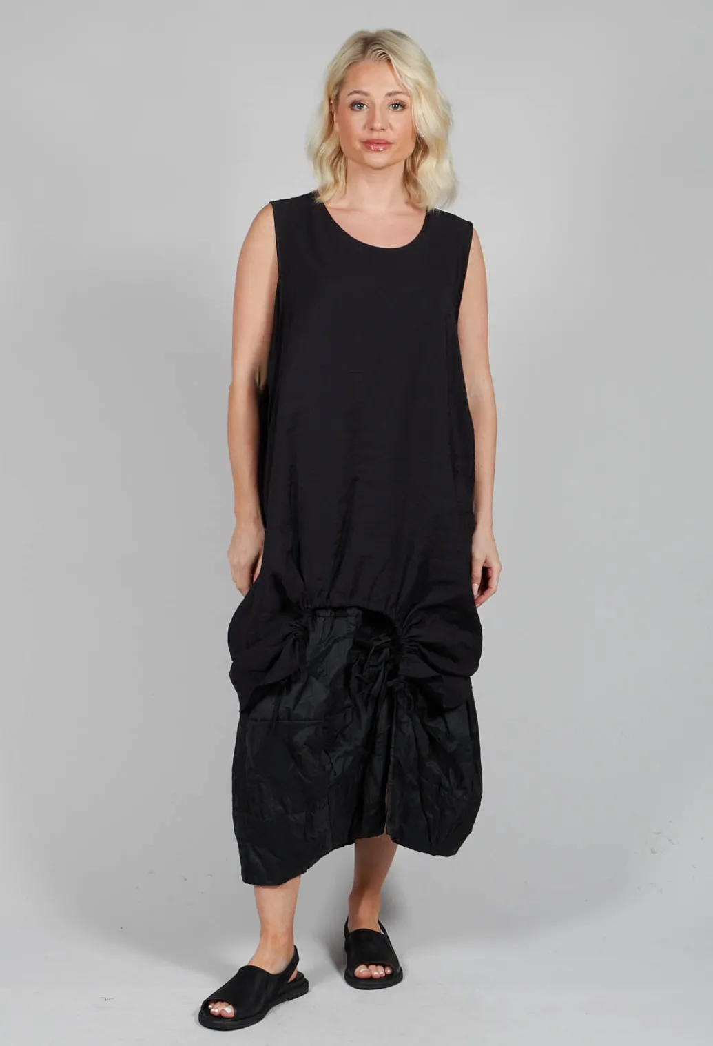 Ruched Top in Black