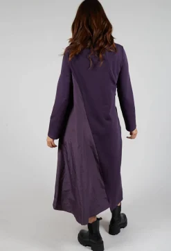 Ruffle Front Dress in Plum