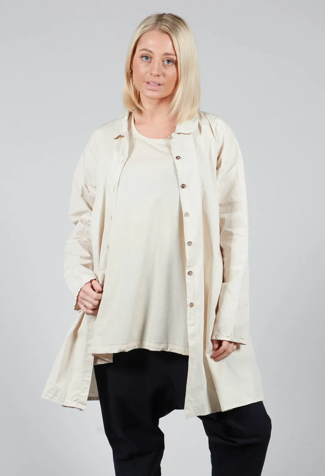 Saagerat Blouse in Stroh
