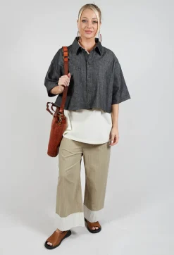 Sailor Collar Blouse in Off White