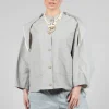 Sailor Collar Jacket in Light Grey