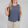 Salmaalf Shirt in Grey Blue