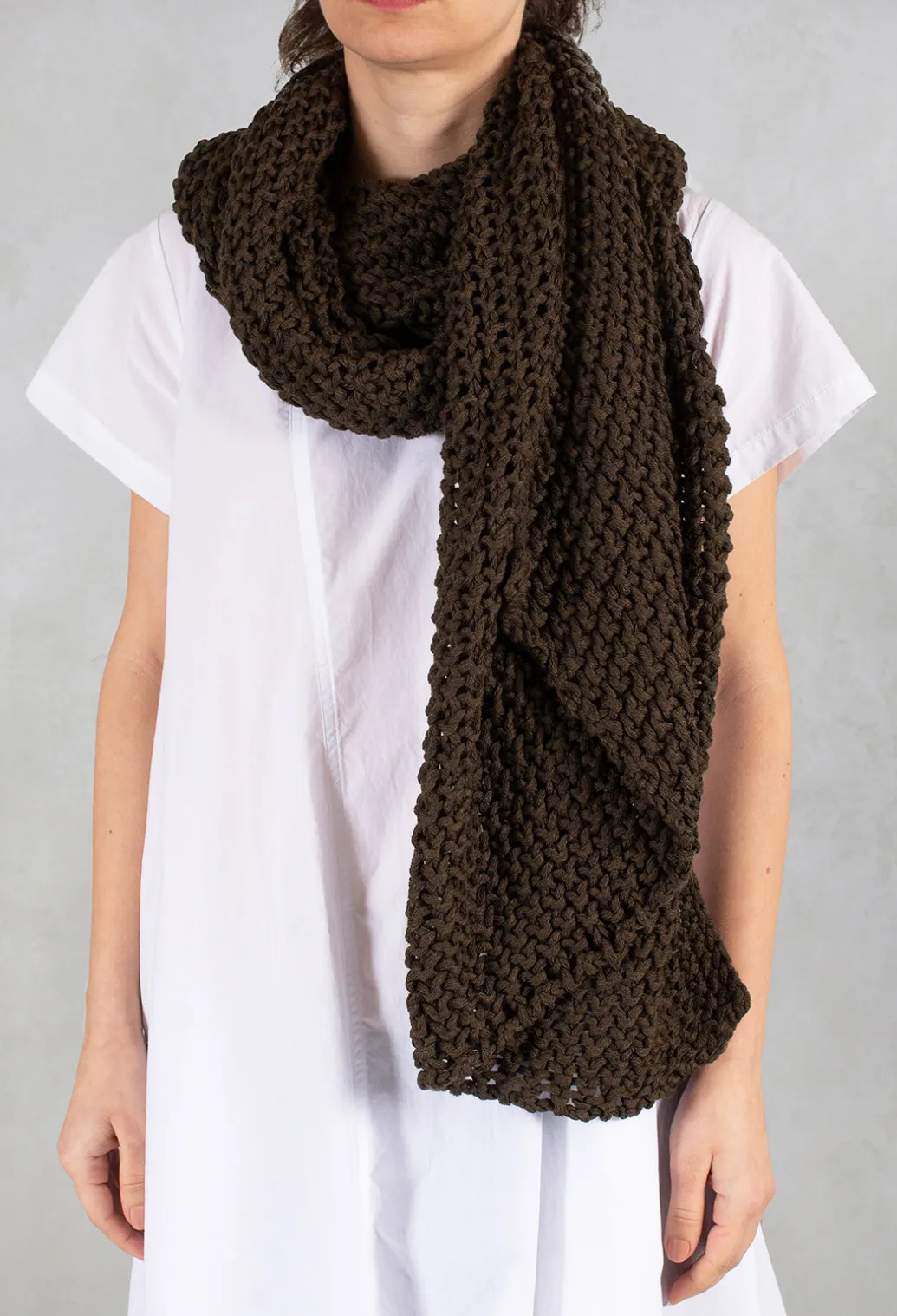 Salome Scarf in Dark Brown