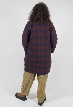 Samira Coat in Check