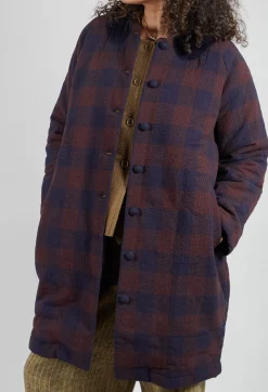 Samira Coat in Check