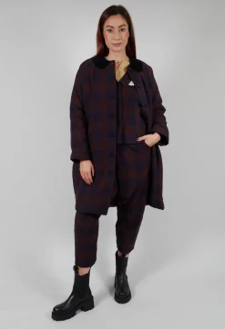 Samira Coat in Check