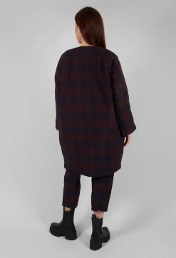 Samira Coat in Check
