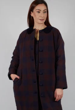 Samira Coat in Check