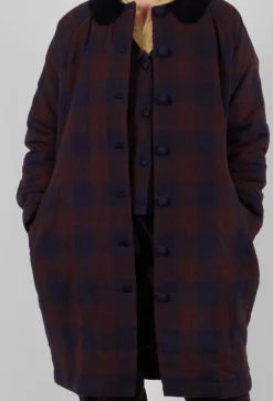 Samira Coat in Check