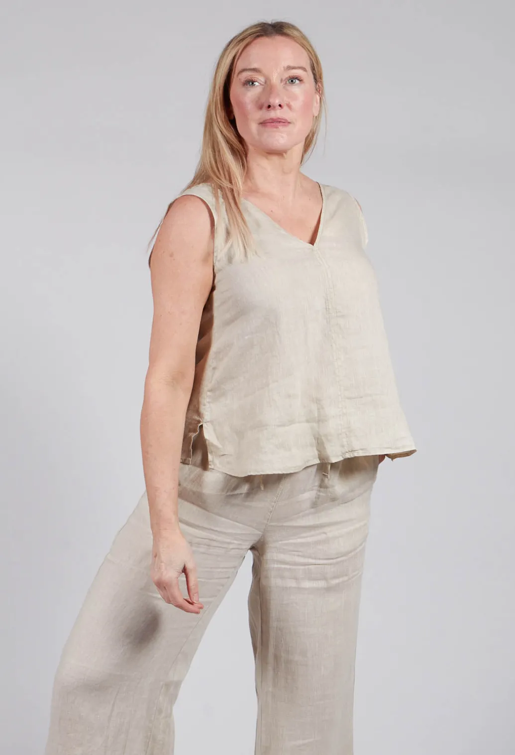 Samyalf Shirt in White Sand