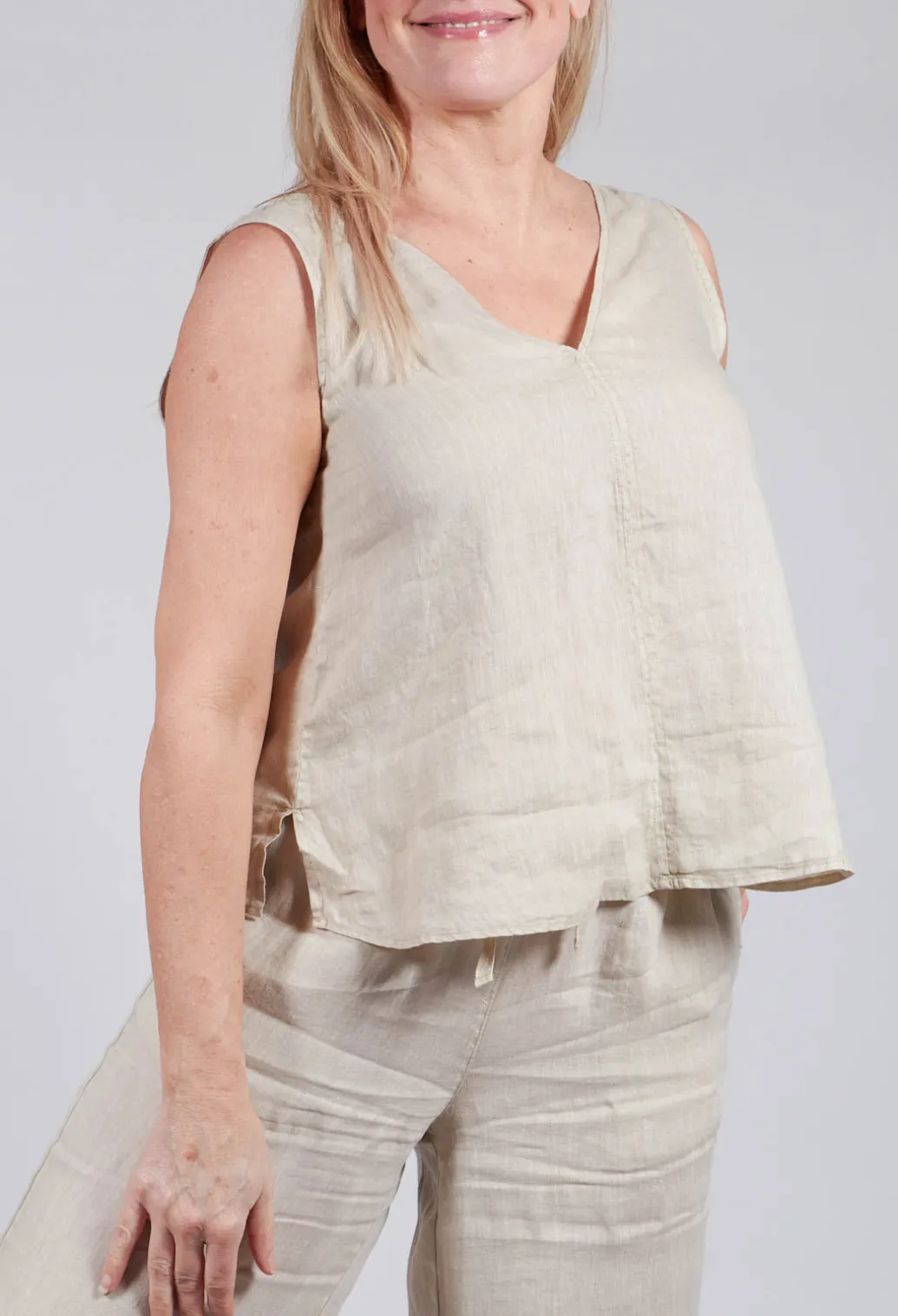Samyalf Shirt in White Sand