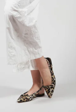 Sandal with Little Bow in Animalier