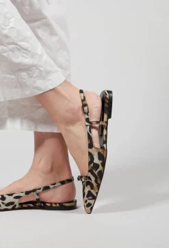 Sandal with Little Bow in Animalier