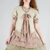 Sapate Jacket in Striped Linen