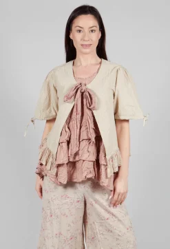 Sapate Jacket in Striped Linen