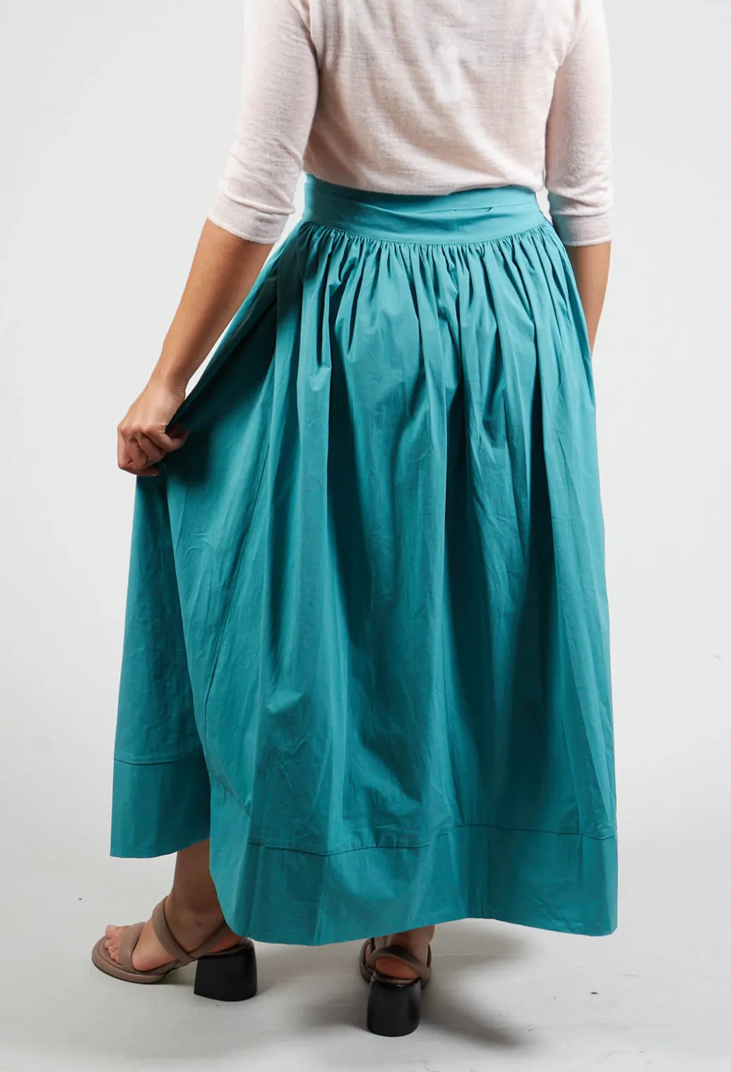 Sash Skirt in Turquoise