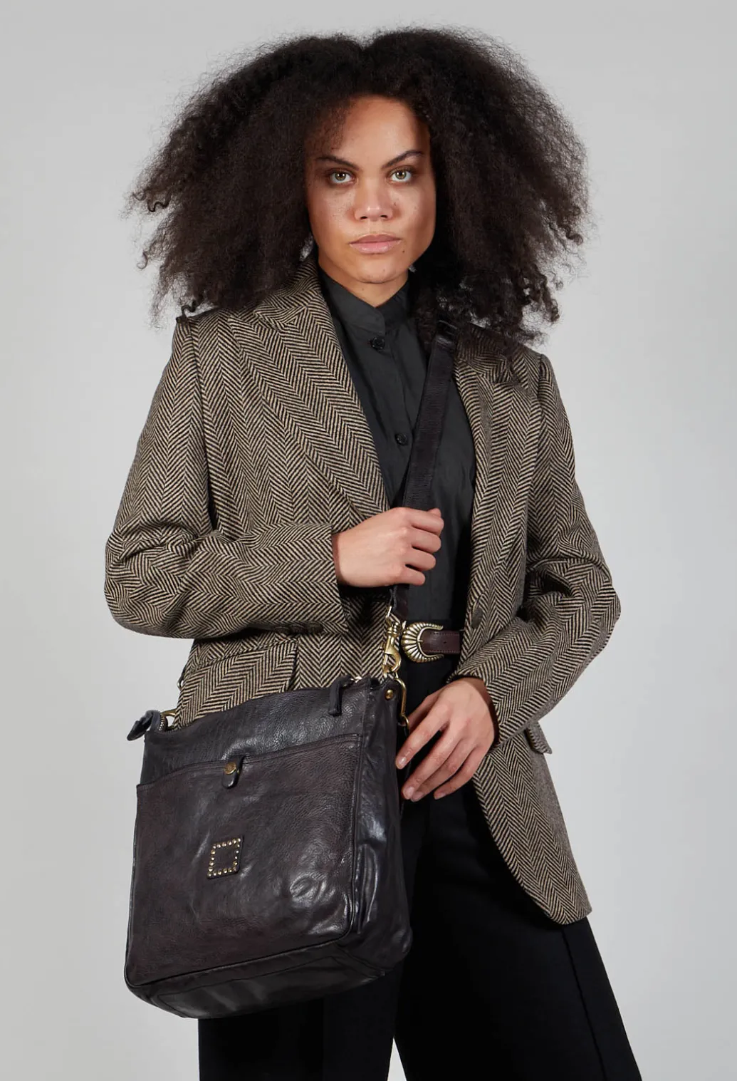 Satchel Bag in Grey