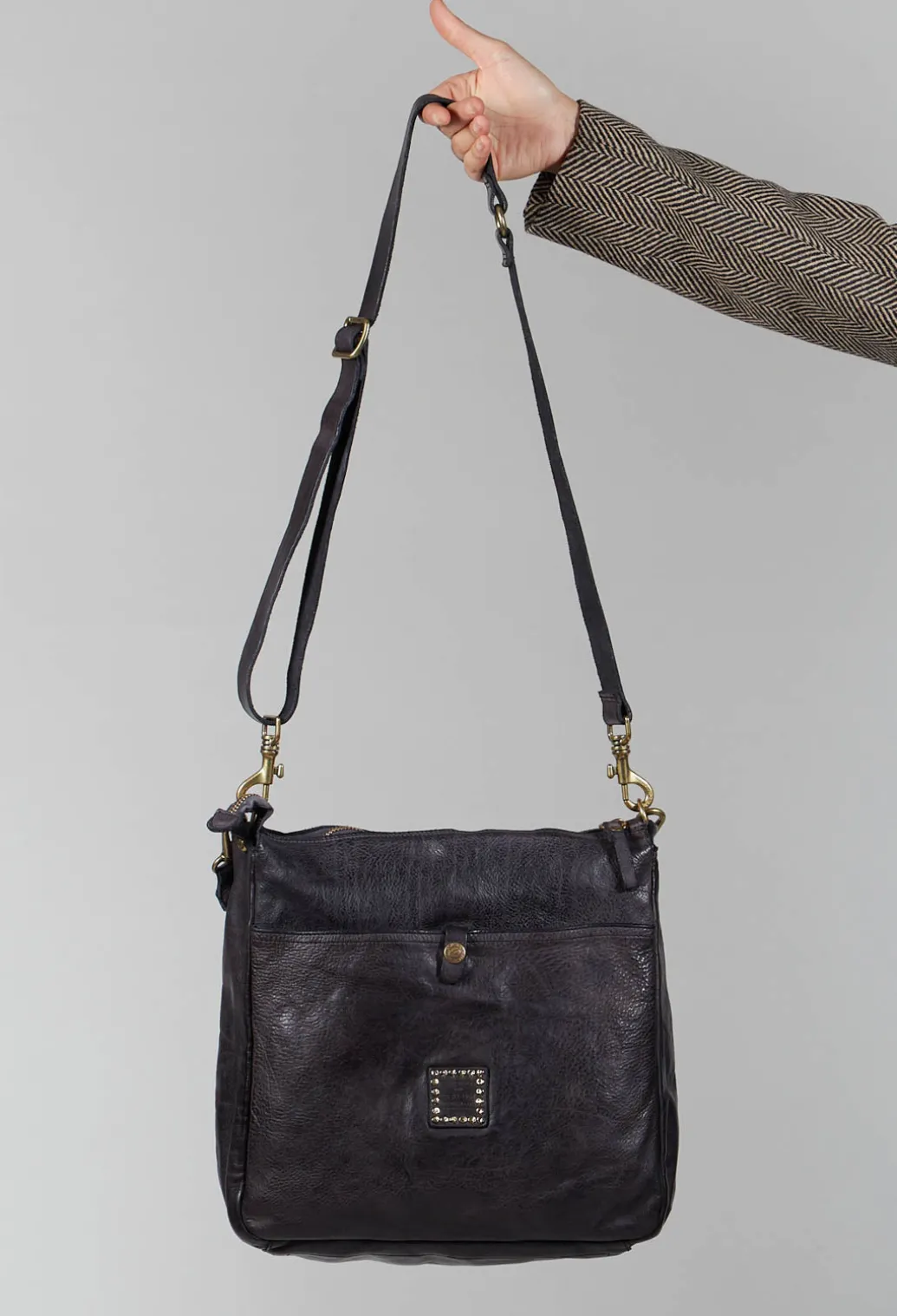 Satchel Bag in Grey