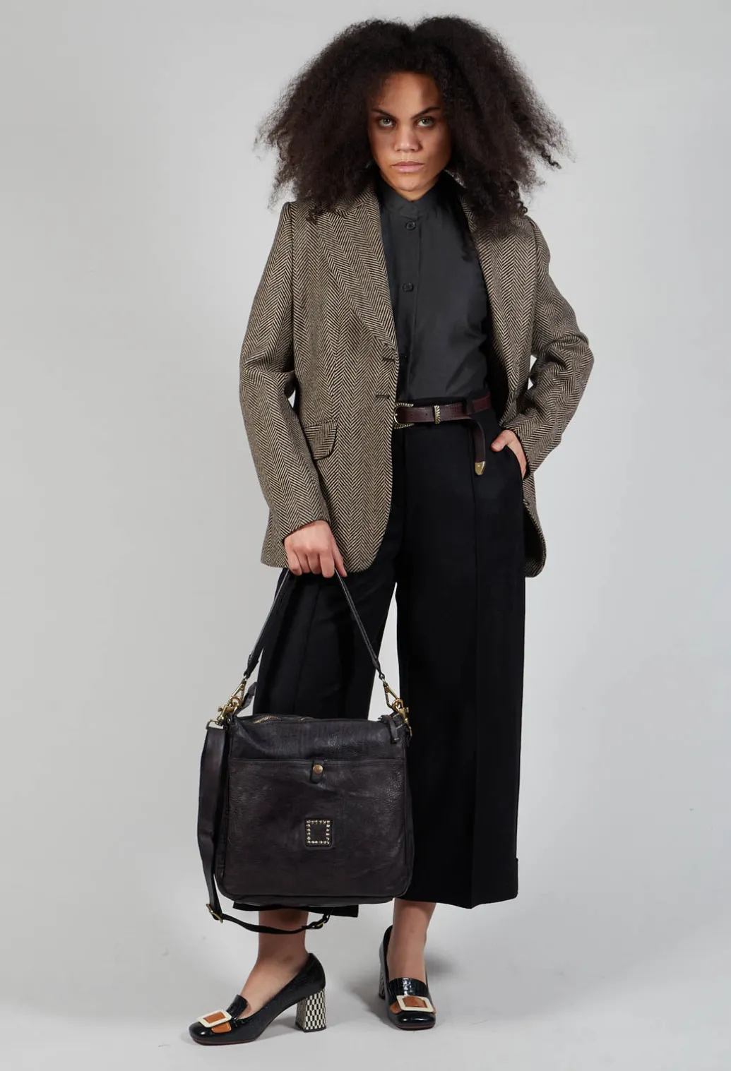 Satchel Bag in Grey