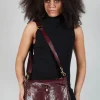Satchel Bag in Wine