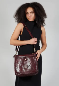 Satchel Bag in Wine