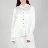 Satin Blouse in Starwhite