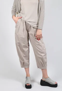 Saturno Trousers In Argento