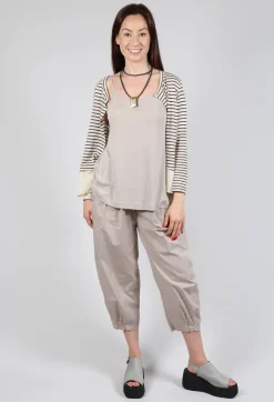 Saturno Trousers In Argento