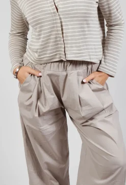 Saturno Trousers In Argento
