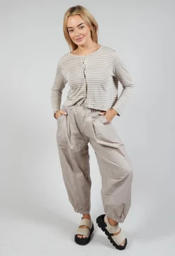 Saturno Trousers In Argento