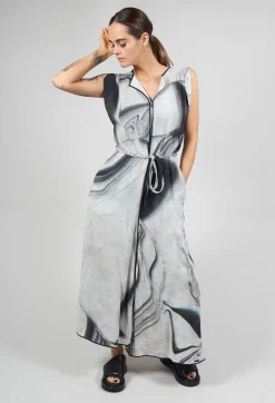 Sava Overalls in Grey Blue
