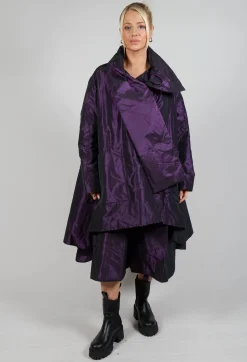 Savanah Coat in Plum