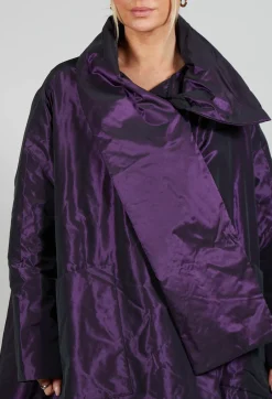 Savanah Coat in Plum