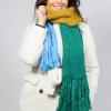 Scarf in Hokusai Blue
