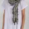 Scarf in Light Grey/Dark Grey