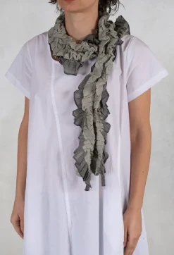 Scarf in Light Grey/Dark Grey