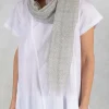 Scarf in Off White/Charcoal