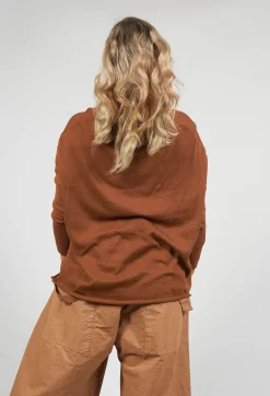 Scollo V Jumper in Pottery