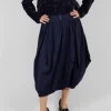 Sculpted Skirt in Blue