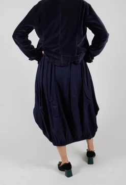 Sculpted Skirt in Blue