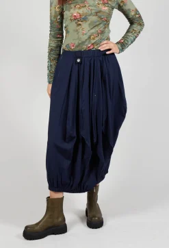 Sculpted Skirt in Blue